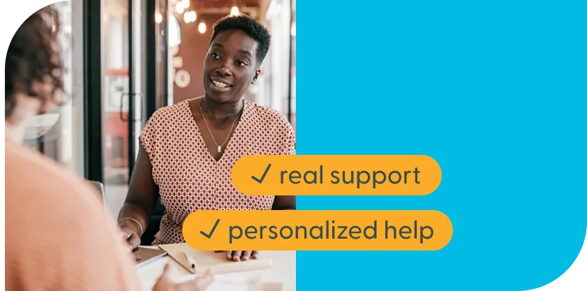 Support from Real People